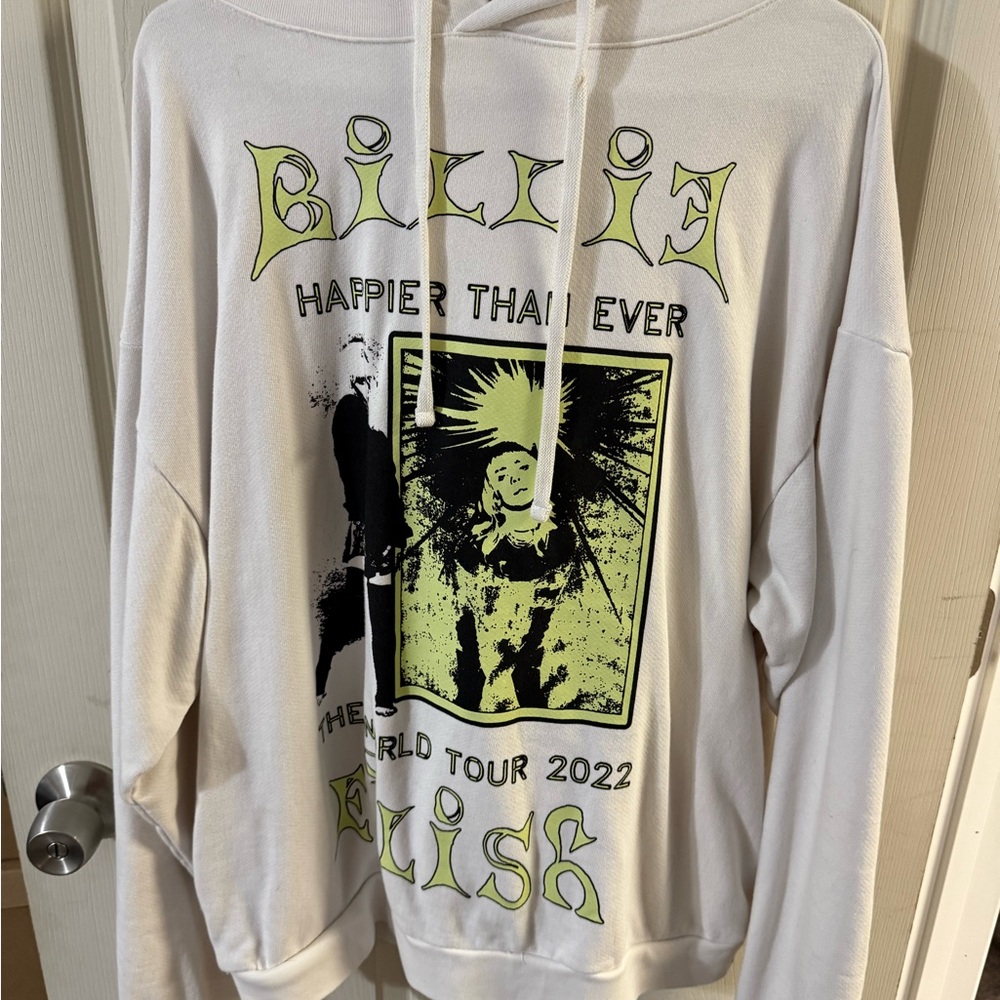 Billie Eilish 2022 official tour hoodie